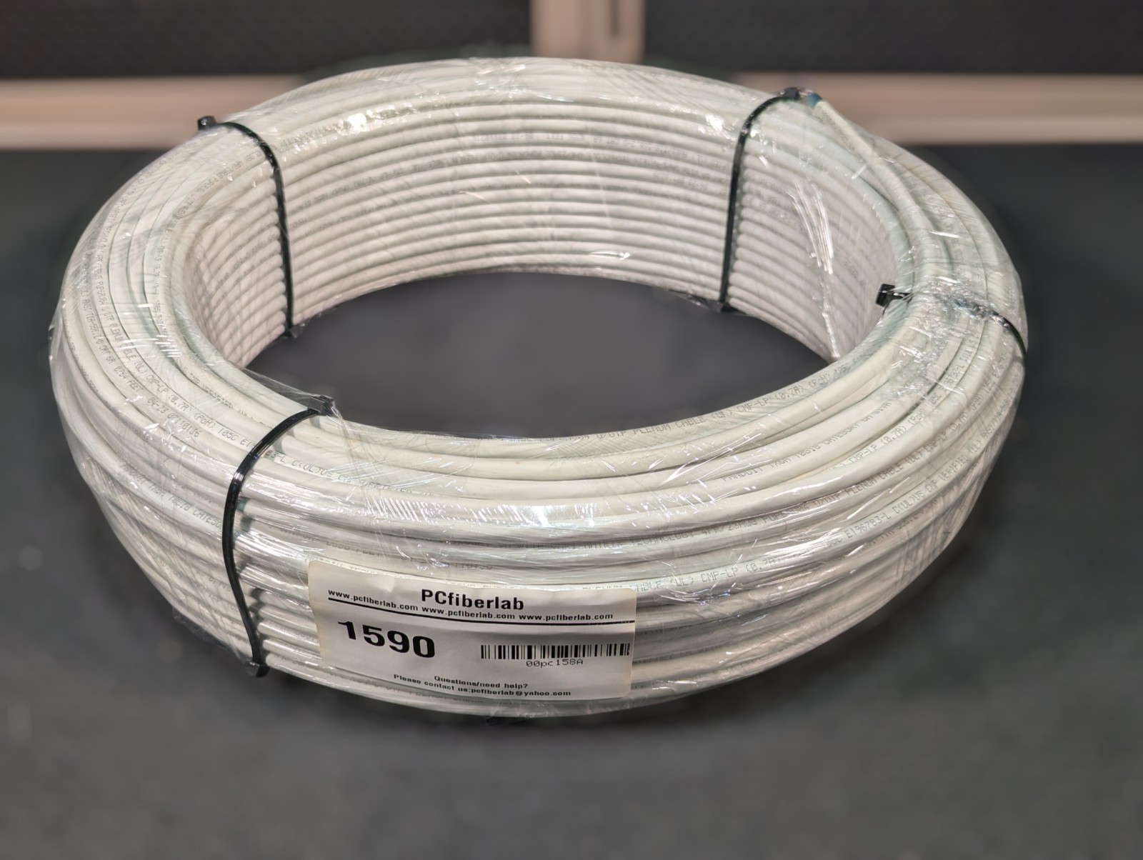 Panduit TX6A 10G Vari-Matrix, Plenum U/UTP, CMP Cat 6A, 4/23 AWG, White – 324Ft