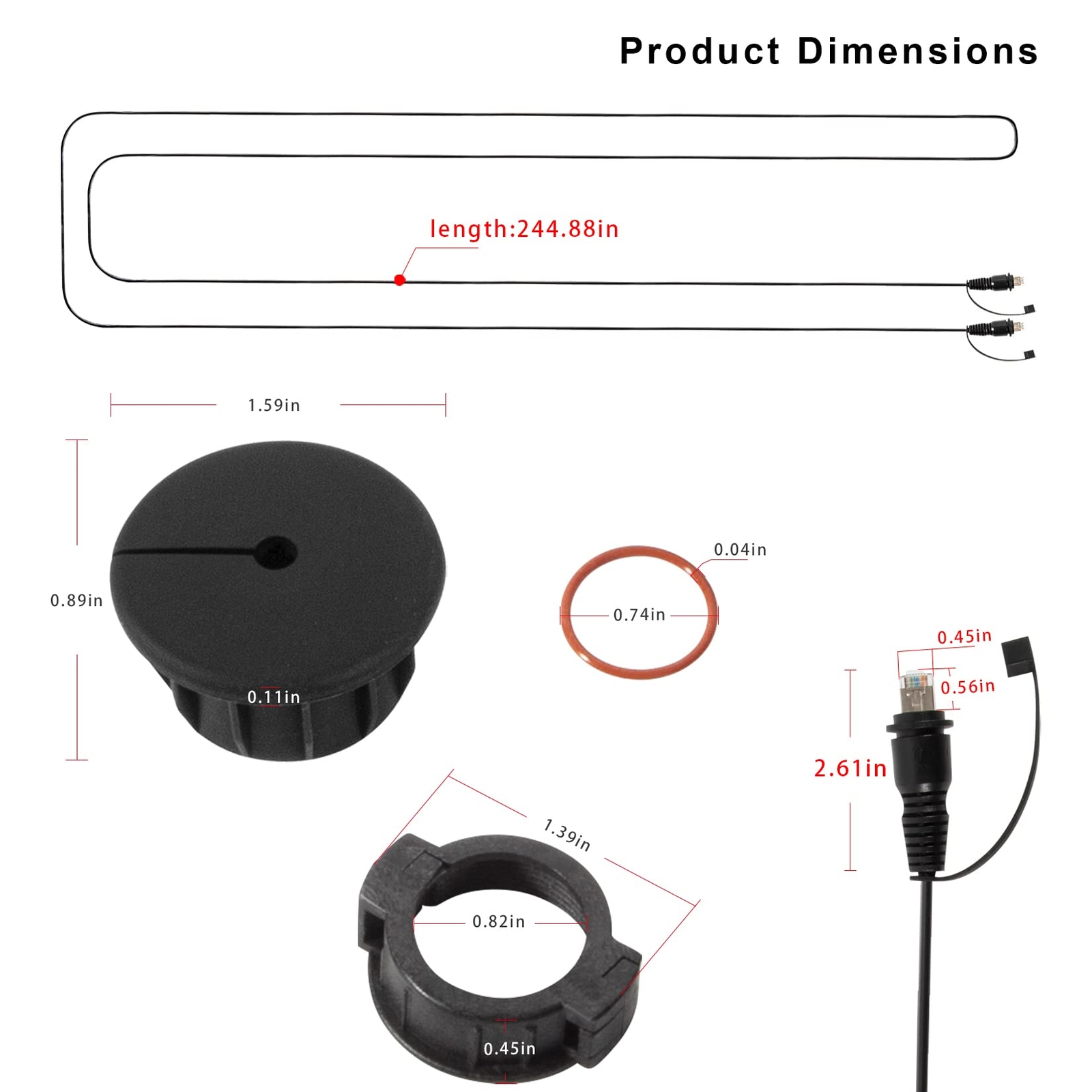 010-10551-00 Marine Network Cable 20 Feet RJ45 Compatible with Garmin Devices