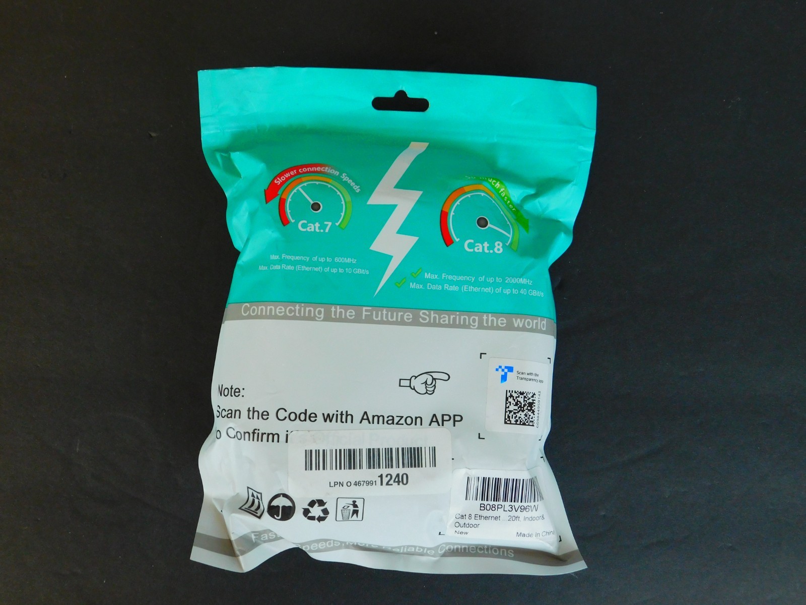 Vabogu Heavy Duty Cat 8 15ft Ethemet Cable