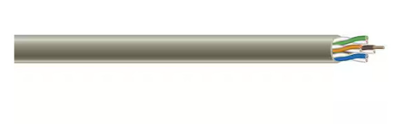 300 ft. Blue 24/4 Solid CU CAT5e CMP (Plenum) Data Cable
