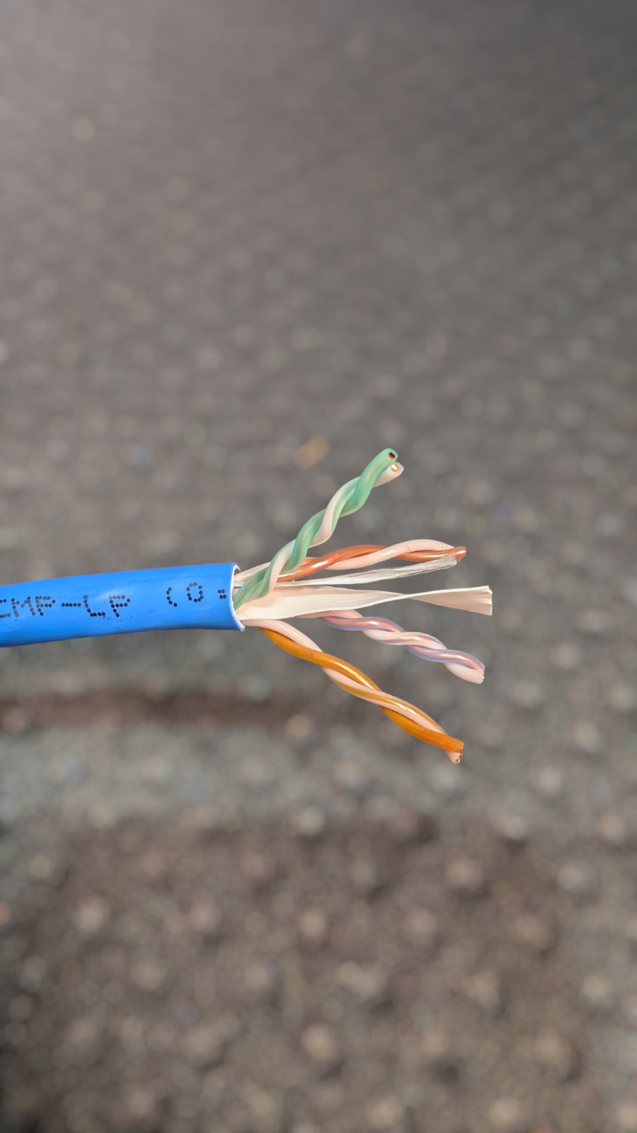 GenSPEED® 6 EfficienCMAX® Cat 6 Plenum CMP, 22 AWG , PoE, Blue – 574ft