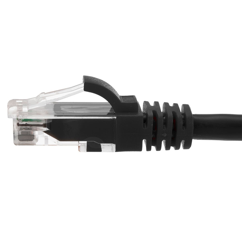 Ethernet Patch Cable CAT6A, UTP, 24AWG, 10 Ft, 10 pack, Black