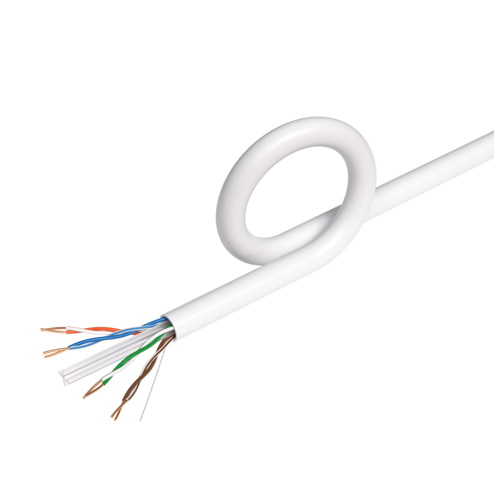 CAT5e Plenum UTP 1000FT CMP 24 AWG Cable 350MHz Solid Networking Wire Bulk LOT