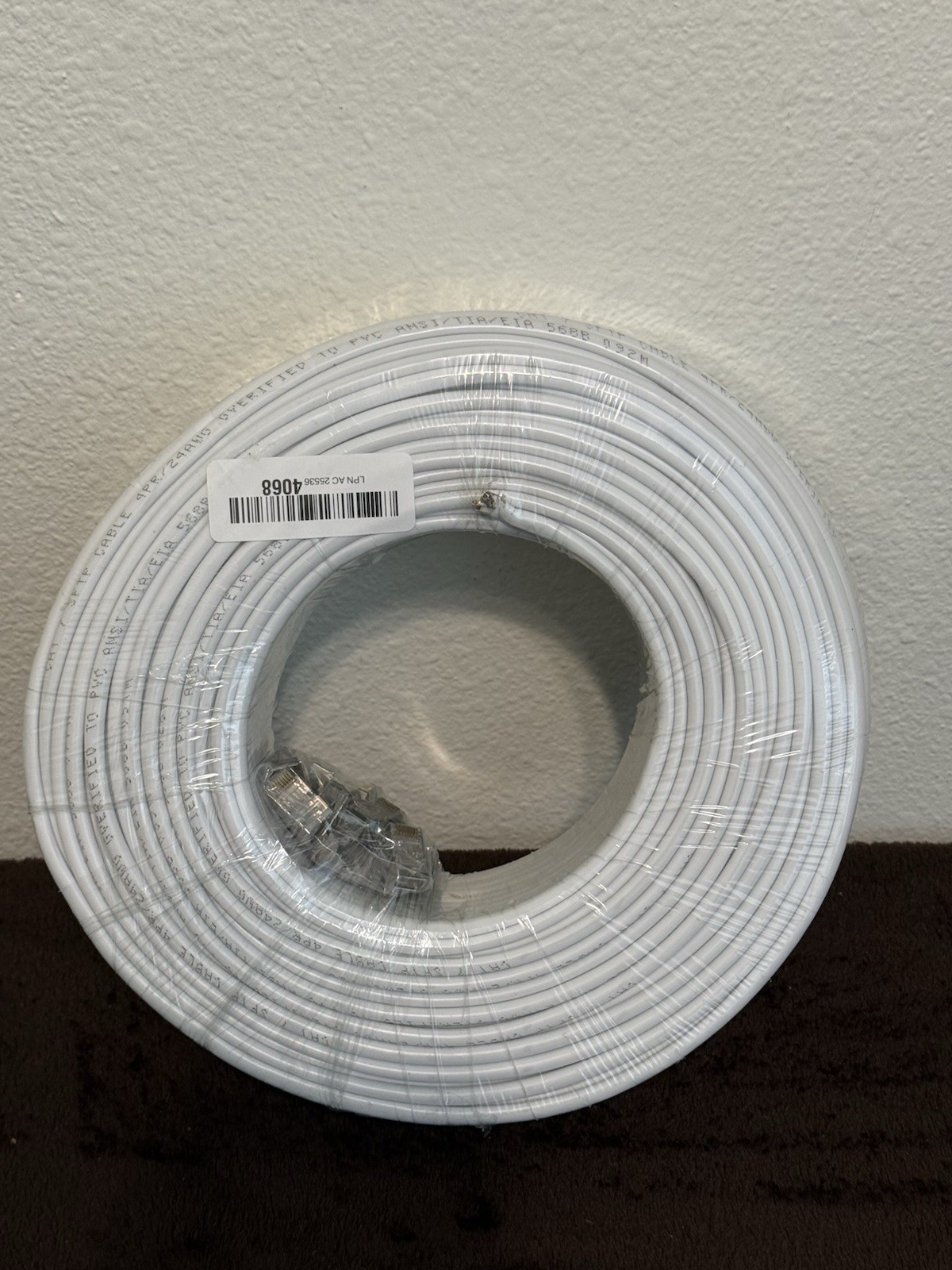 Cat 7 Ethernet Cable Bulk 328ft/100m (20 RJ45), Outdoor&Indoor
