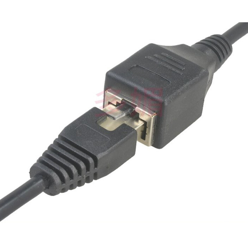 RJ45 Ethernet Extension Cable Male to Female Network Lead Cat5 With Panel Mount