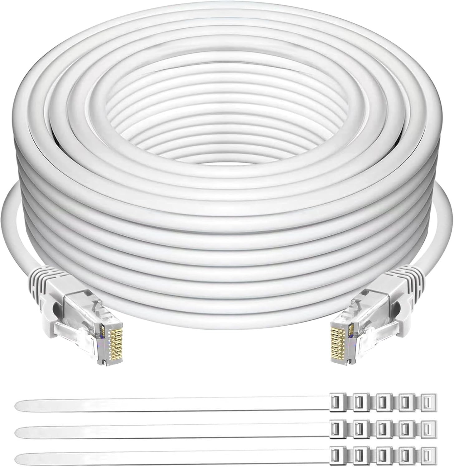 300 Ft Cat 6 Snagless Ethernet Cable – Durable POE Compatible Network Connection