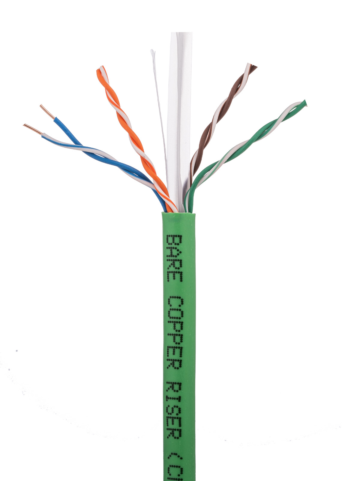 CAT6 500FT/1000FT Riser Ethernet Cable CMR 23AWG UTP Solid Bare Copper Wire LOT