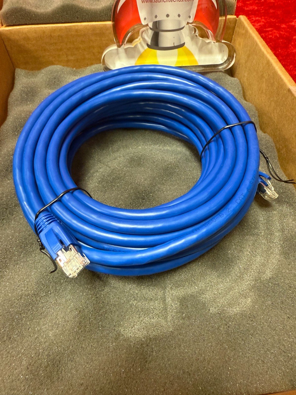 AF596A HPE HPE 10.0M Blue CAT6 STP Cable Data 486195-006