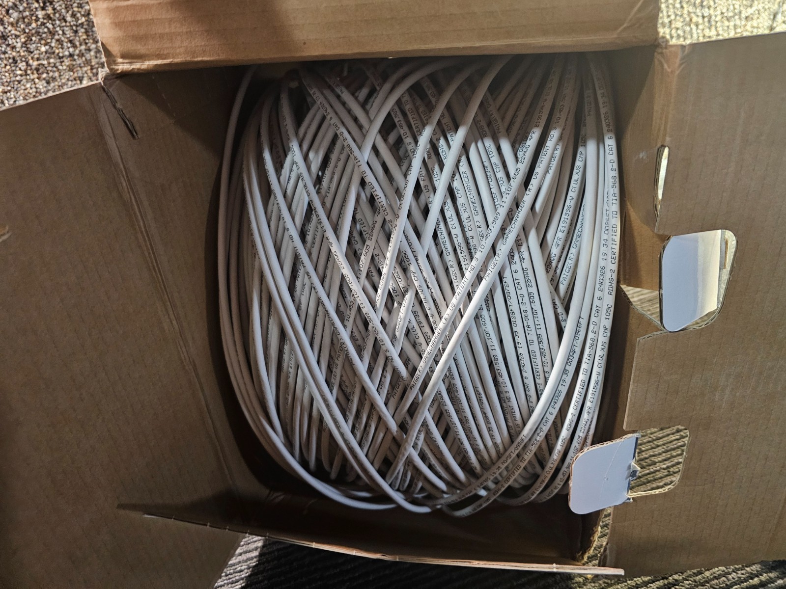 Paige 258300310 Plenum GameChanger Cable 1000′, 22 AWG, 8 Conductors, 4PR, White
