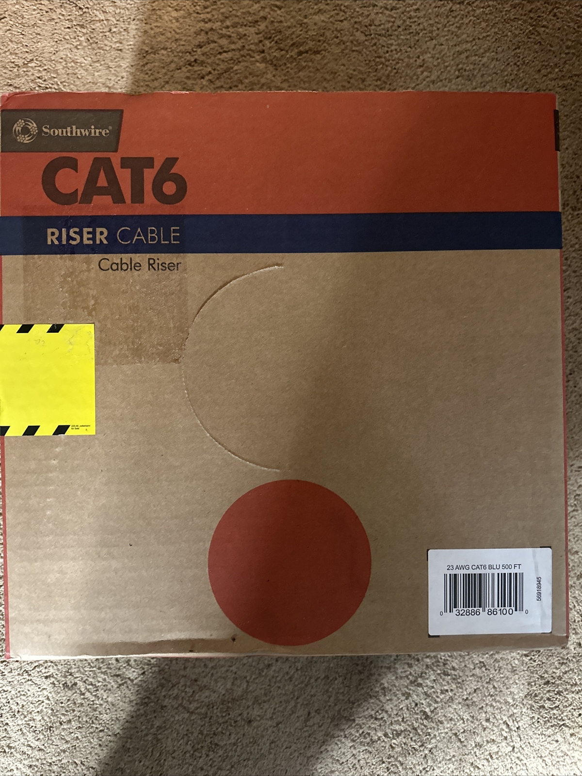 CAT6 500FT UTP 4-pair Cable 23AWG CCA 550MHz Network Ethernet Bulk Wire LAN NEW