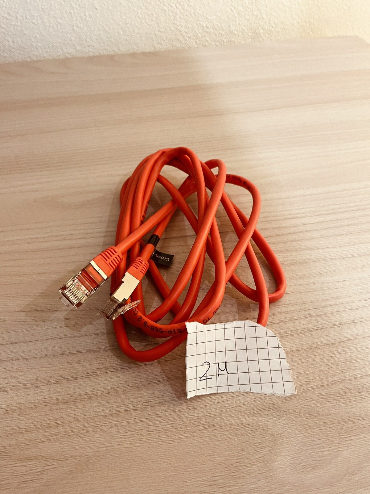 RED RIZERNET NETWORK CABLE 2 METERS NETWORK CABLE LAN ROUTER