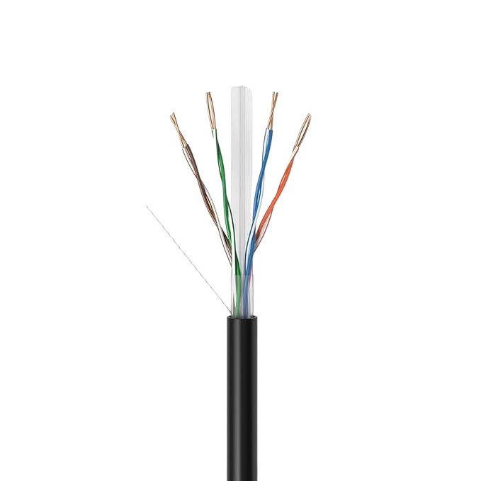 1000FT CAT6 UTP OUTDOOR Ethernet Network Cable 23AWG Solid Direct Burial Wire