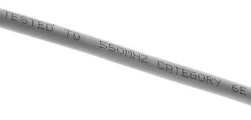 250ft Solid CAT6E CMR 550 Mhz, High-Performance 23 AWG Copper Bulk Cable, Gray