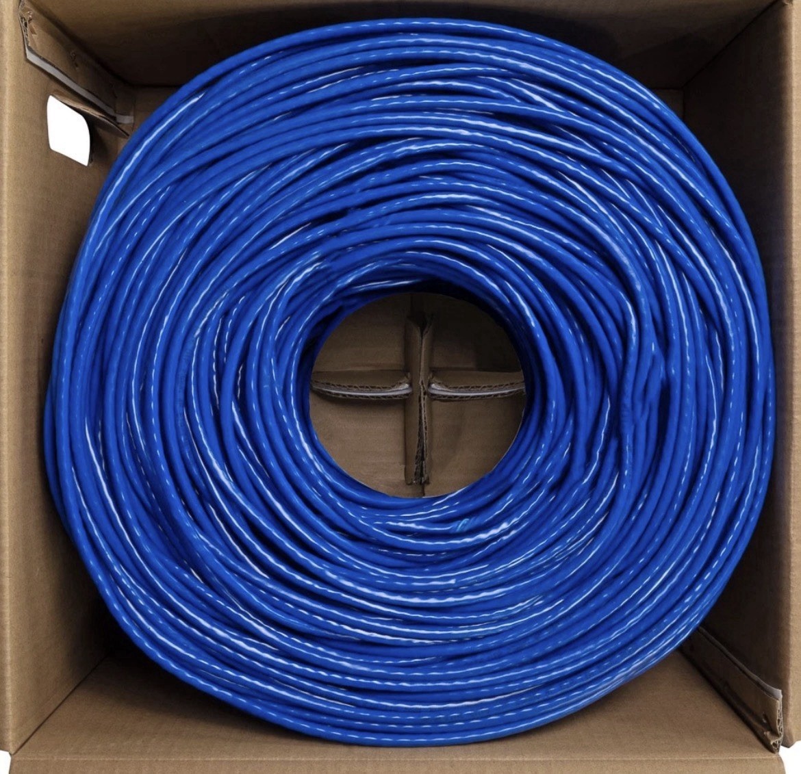 CAT6 1000FT Blue 1-pack