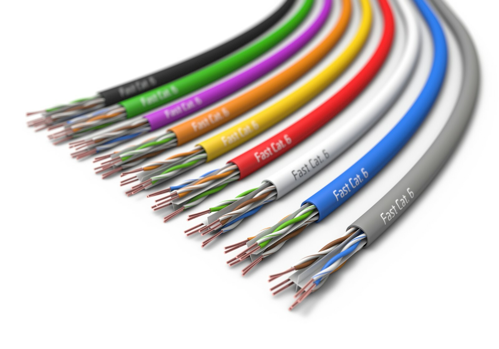 fast Cat. Cat6 Copper Ethernet Cable 1000ft – 23 AWG, CMR, 550MHZ / 10GB UTP LAN