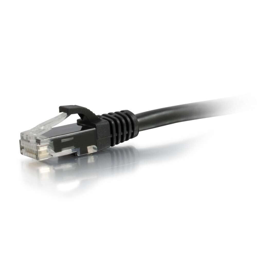 C2G 22014 15 ft Cat6 Snagless UTP Unshielded Network Patch Cable Black 15ft(Z12)