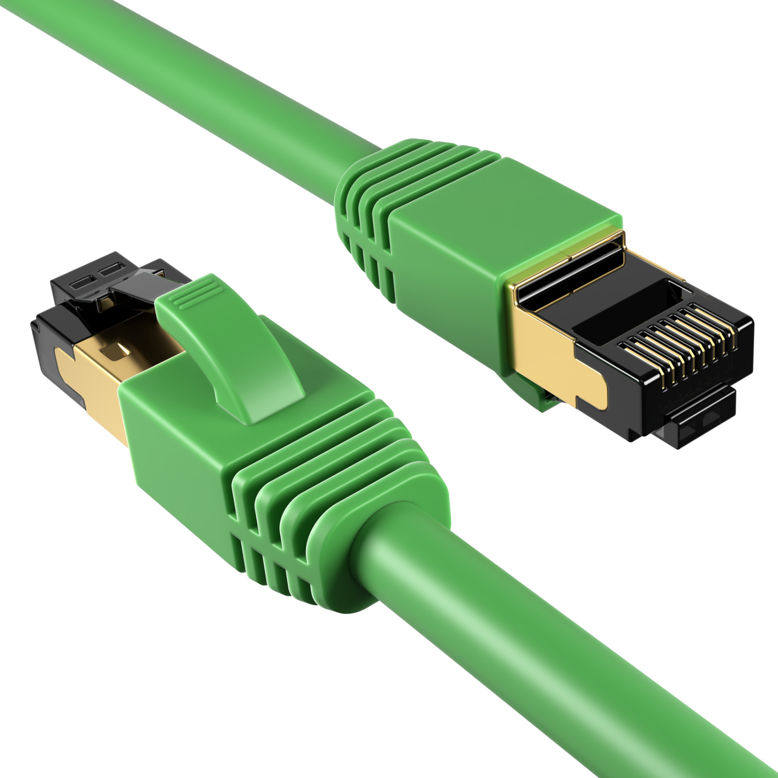 CAT8 Ethernet Cable Super Speed 40Gbps LAN Wire Green 0.5FT- 75FT Multipack LOT