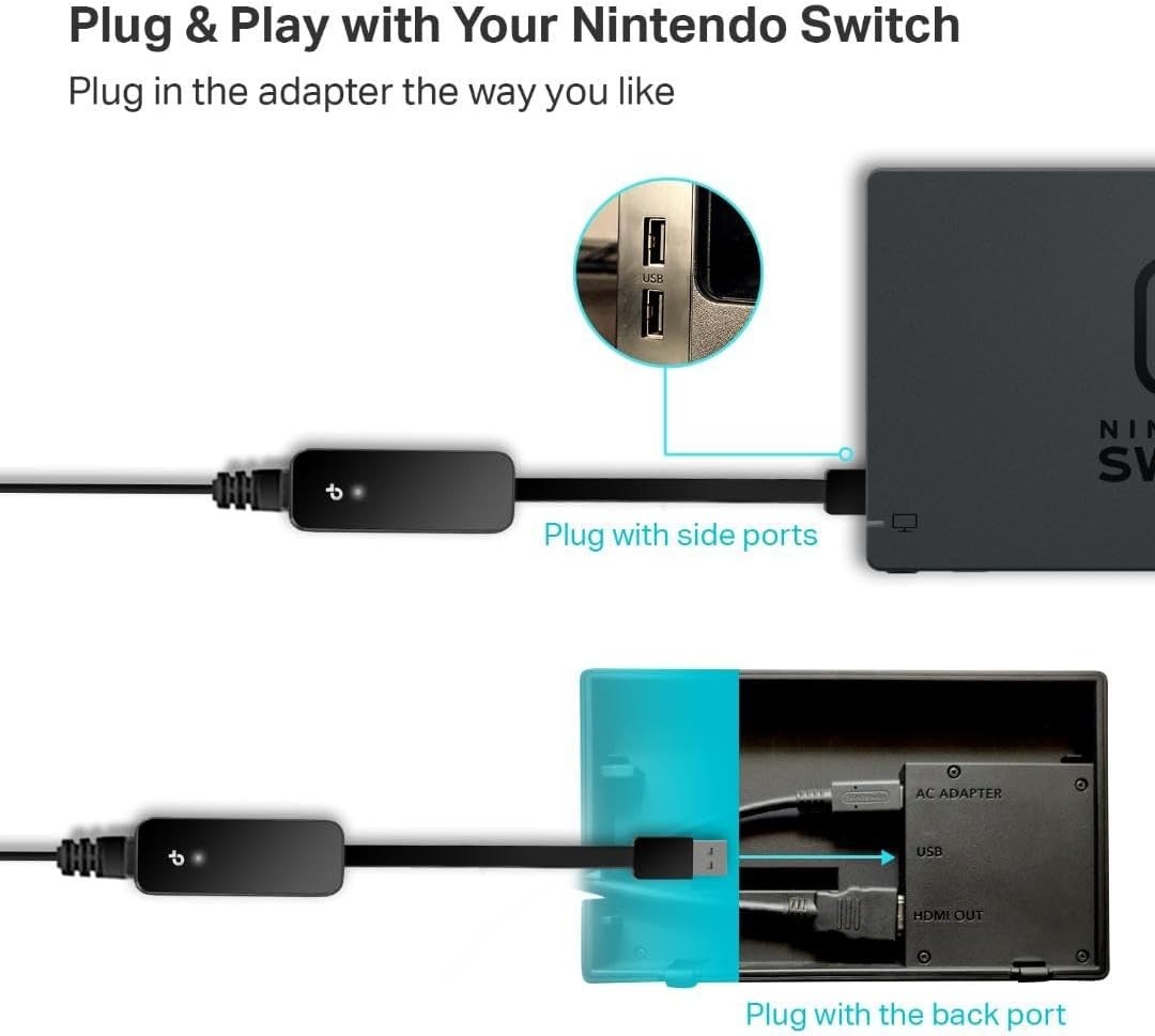 TP-Link USB 3.0 to RJ45 Gigabit Ethernet Network Adapter -supports Nintendo Sw.