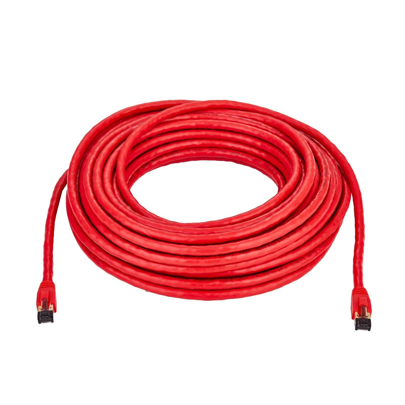 Cat8 SFTP High Speed Ethernet Patch Cord 2GHz LAN Wire 0.5FT- 75FT Red Multi LOT
