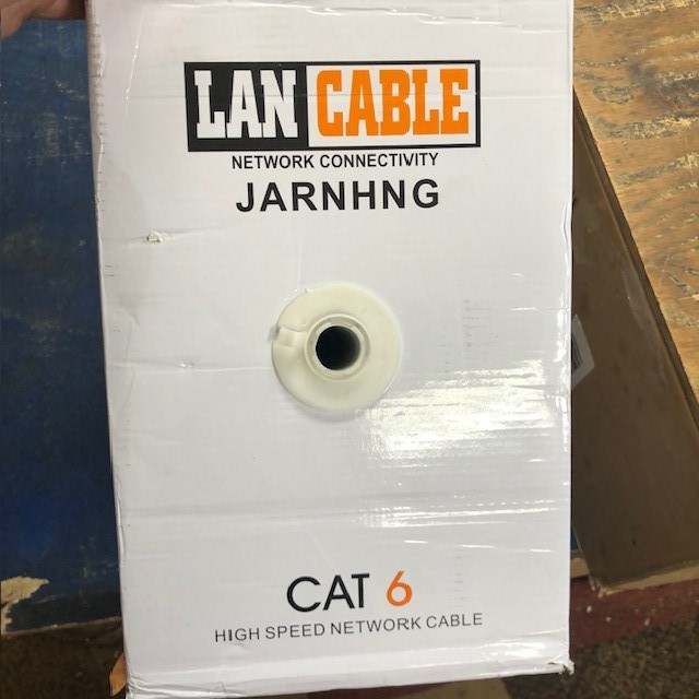 Cat6 Ethernet Cable 1200ft Bulk Outdoor/Indoor 26awg UTP Network Wire 550MHz
