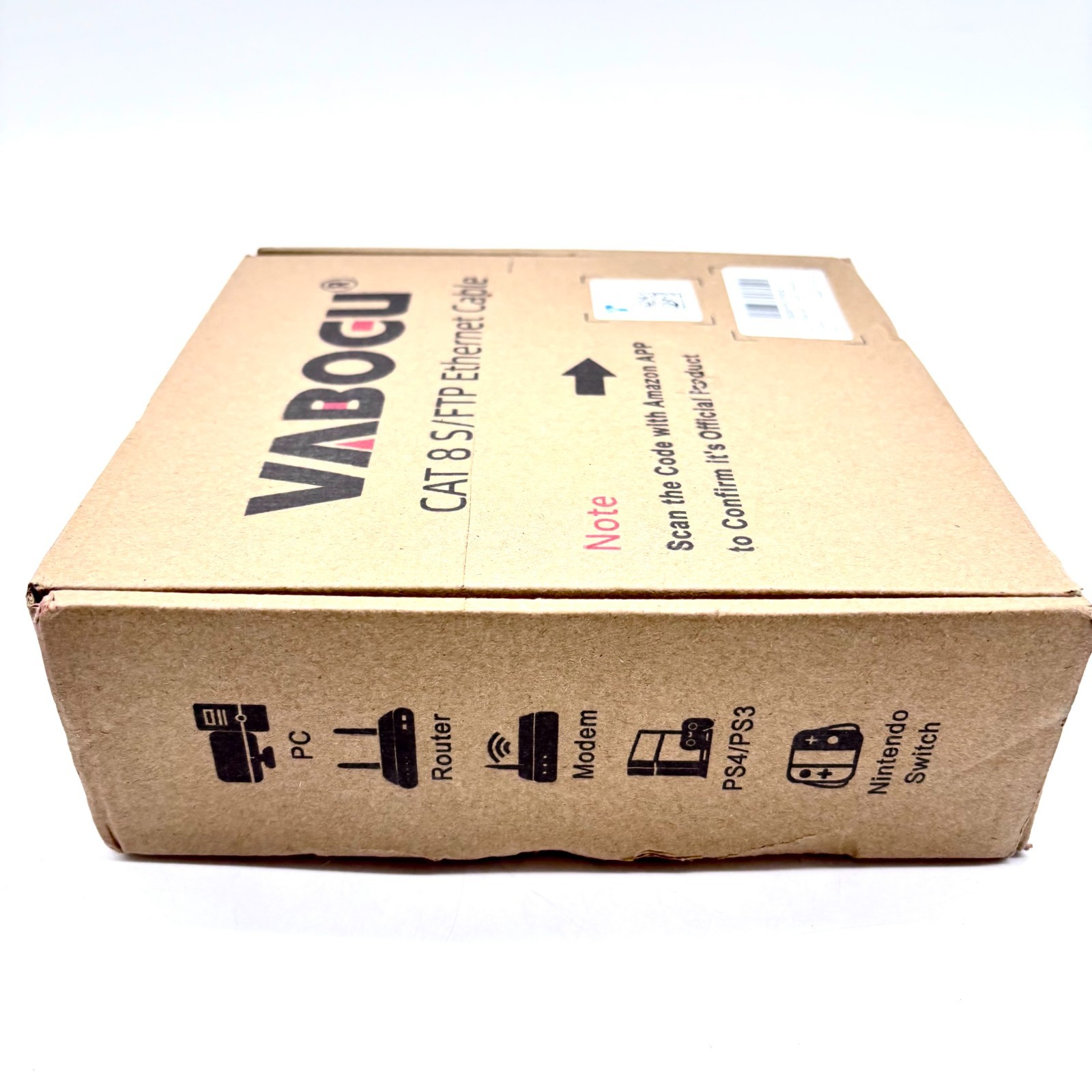 VABOGU 100 Feet Indoor and Outdoor Cat 8 S/FTP Ethernet Cable