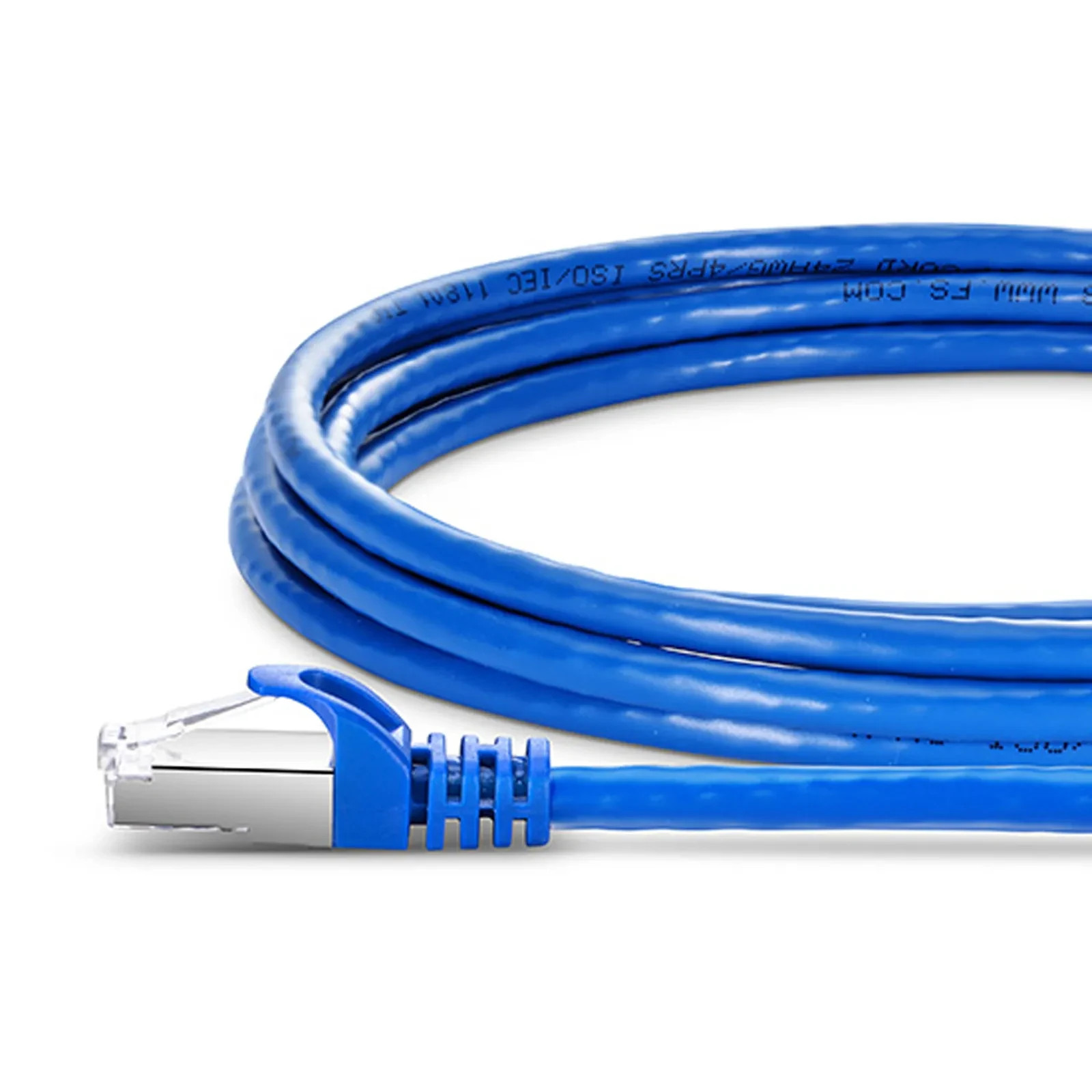 Lot 20 FS 16ft 5m Cat6a 26AWG Snagles Shield SFTP 10Gb PoE++ Network Patch Cable