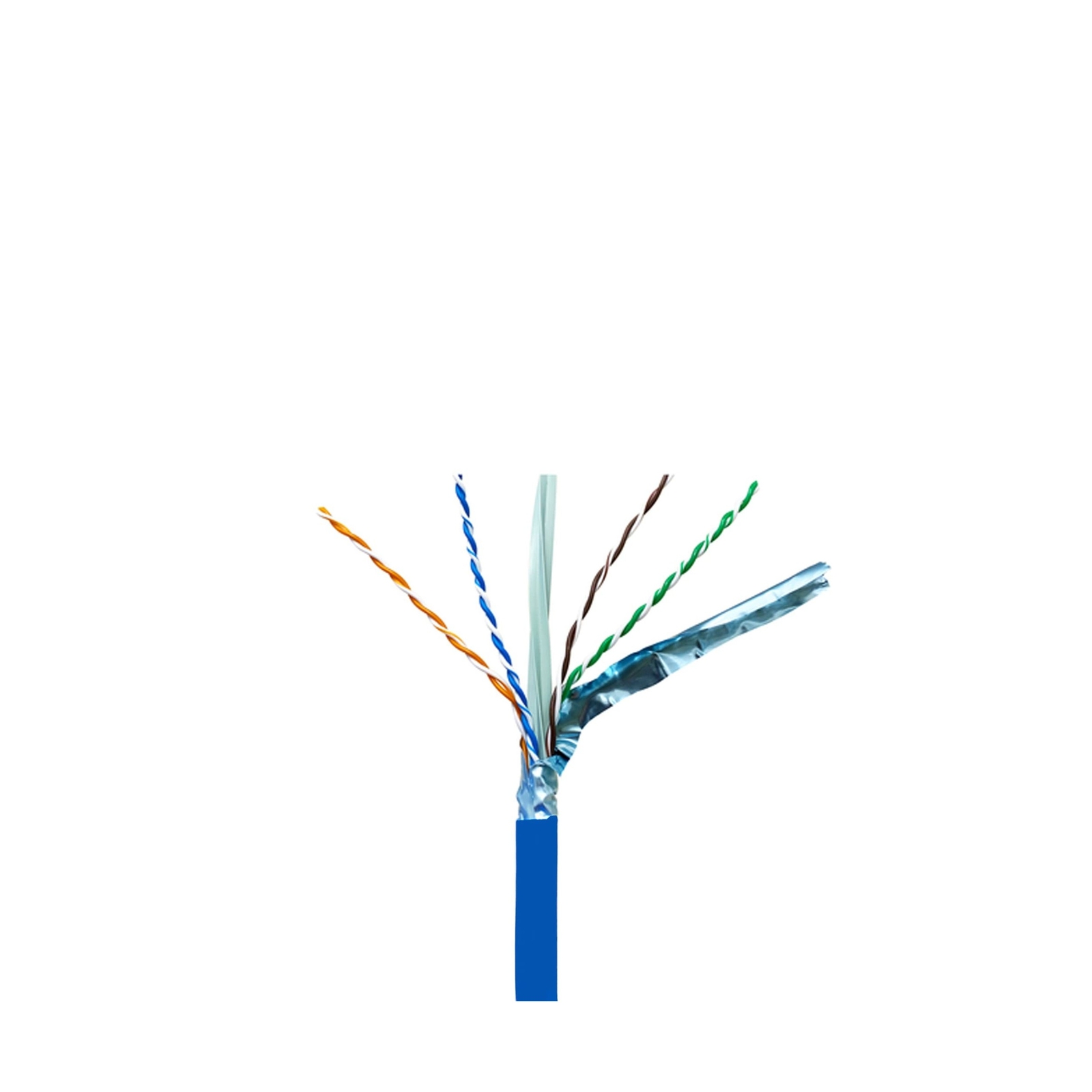 Elite Cat6A Shielded Riser (CMR), 1000ft, FTP 23AWG, Solid Bare Copper, 650MH…