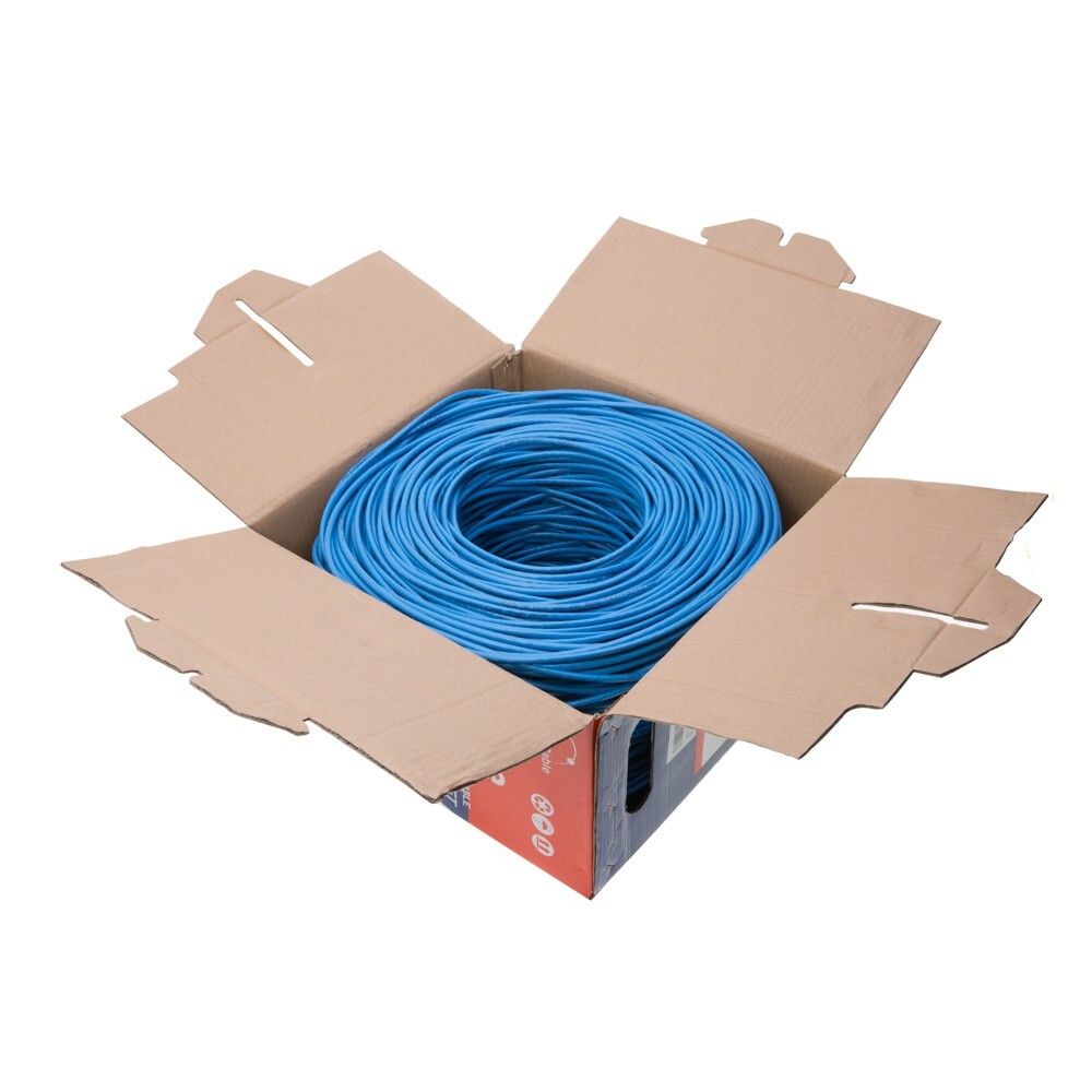 1000FT CAT6 Blue UTP Solid Ethernet Cable 23AWG RJ45 LAN Network Bulk Wire