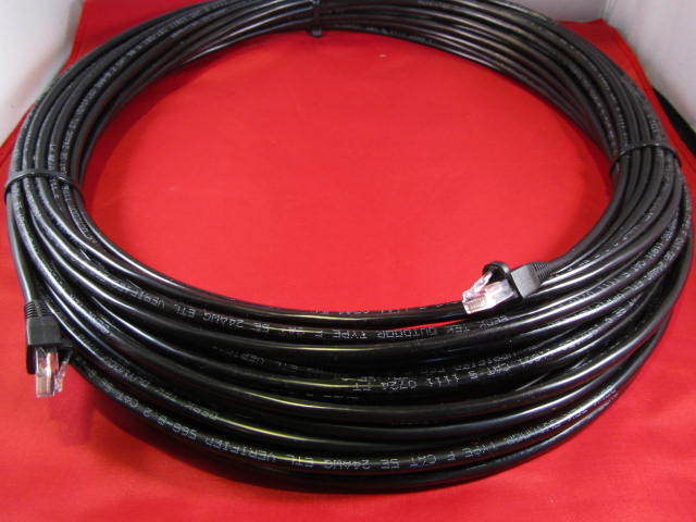 175′ Ft Cat 5e GEL Filled UV Outdoor Direct Burial ethernet Cable.