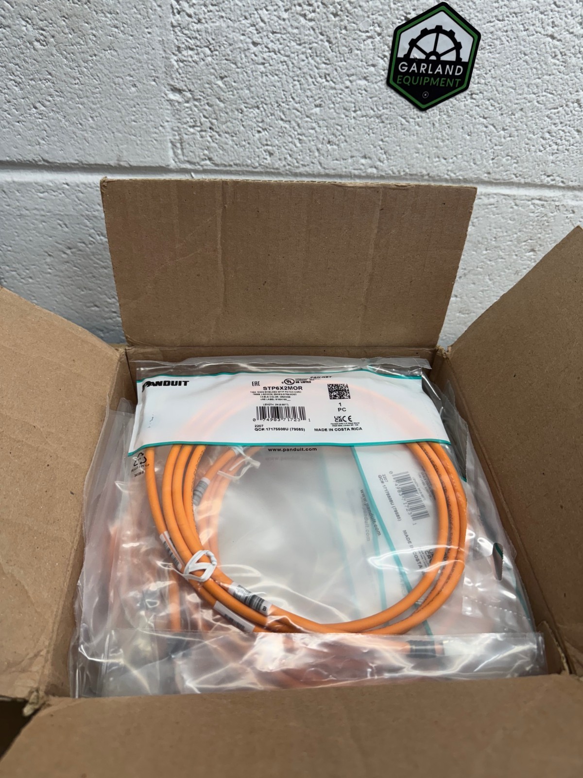 Panduit STP6X2MOR Shielded SFTP Patch Cord – Orange (Lot of 10) *NEW*