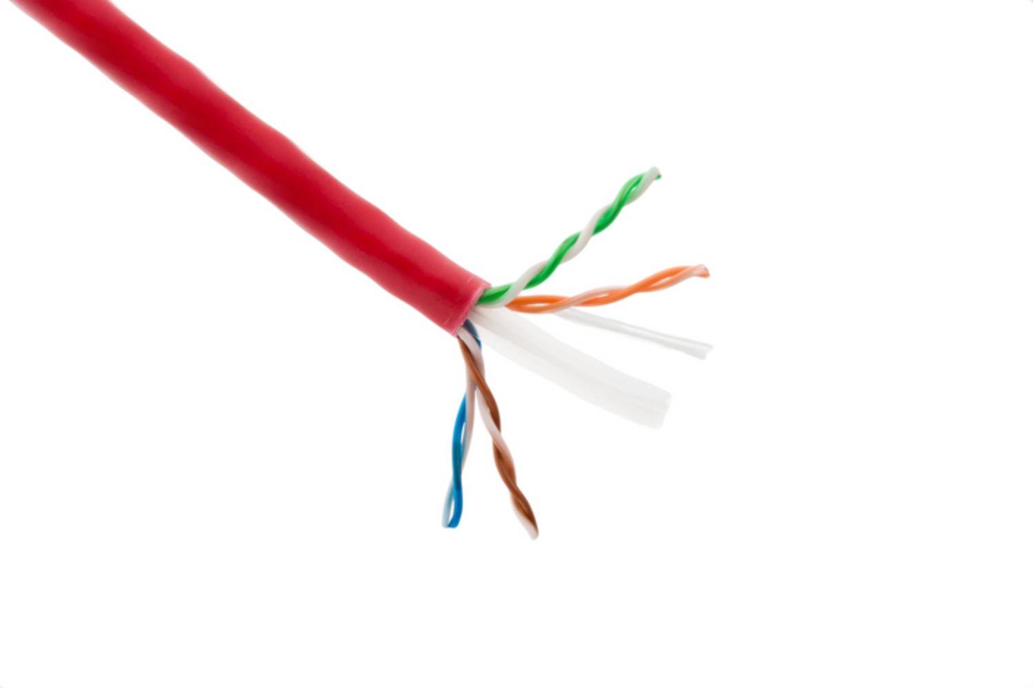 Cat6 Ethernet Cable 1000′ Pull Box, 550MHZ Plenum, Red – Lifetime Warranty