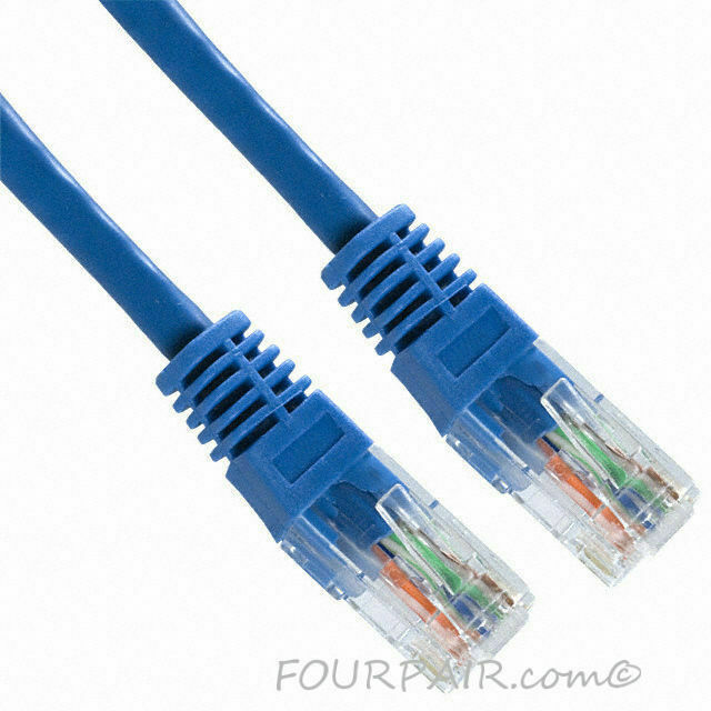 15ft – CAT6 Ethernet Network LAN Router Patch Cable Cord Wire 550 MHz RJ45 Blue