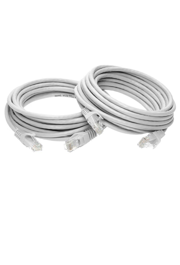 CAT6 Ethernet Patch Cord RJ45 LAN Network Cable Gray 1.5FT- 20FT Multi-Pack LOT