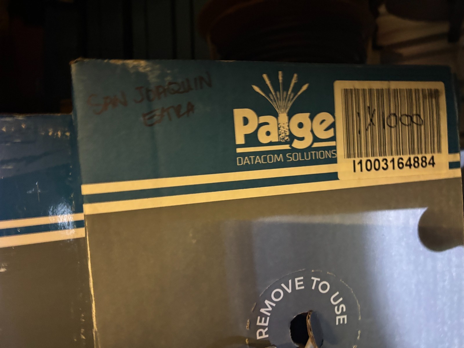 Paige 258300310 Plenum GameChanger Cable 1000′, 22 AWG, 8 Conductors, 4PR, White