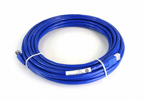 LOT OF 2 Hewlett-Packard AF596A HP 10.0M, Blue, CAT6 STP, Cable Data – Ethernet