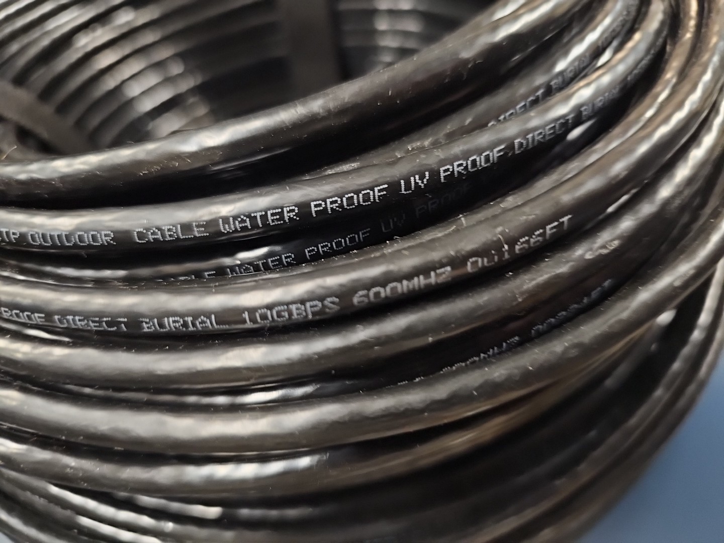 BIFALE CAT 7 SSTP OUTDOOR CABLE WATERPROOF 400′