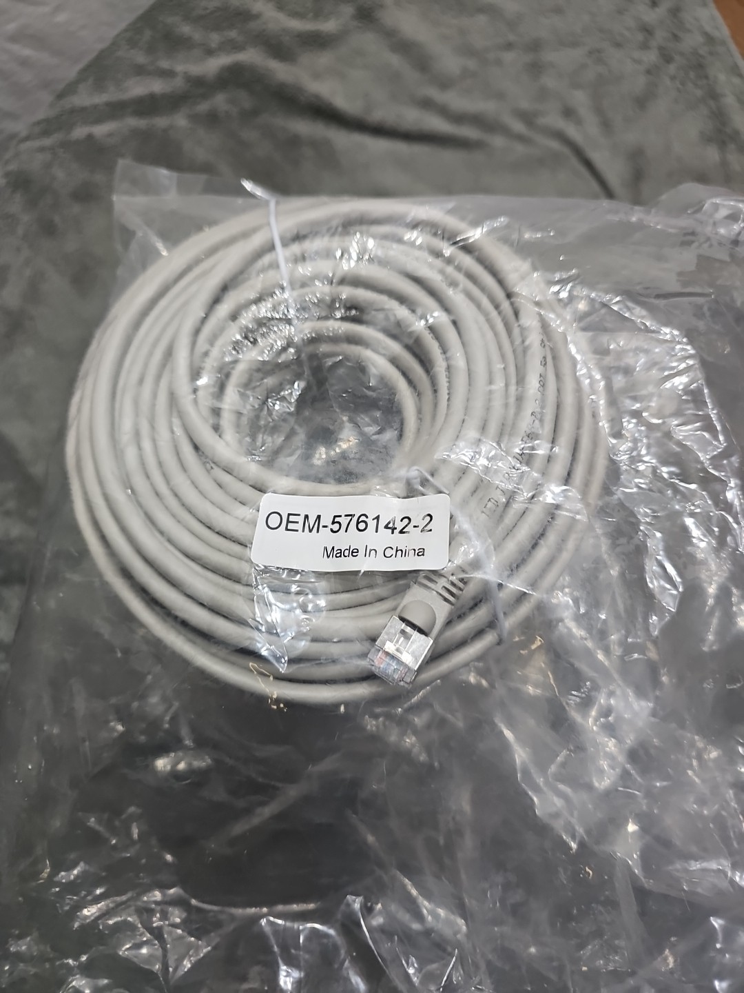 100ft Ethernet Network Cable CAT5E 4P Patch Test to EIA/TIA 568B