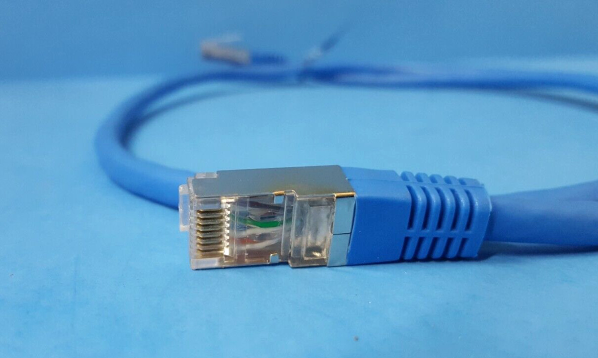 1PC- CAT6 6 PATCH CABLE , MOLDED, PVC-BLUE, EVNSL0272BL-0003, 3FT 0.9M, 26AWG