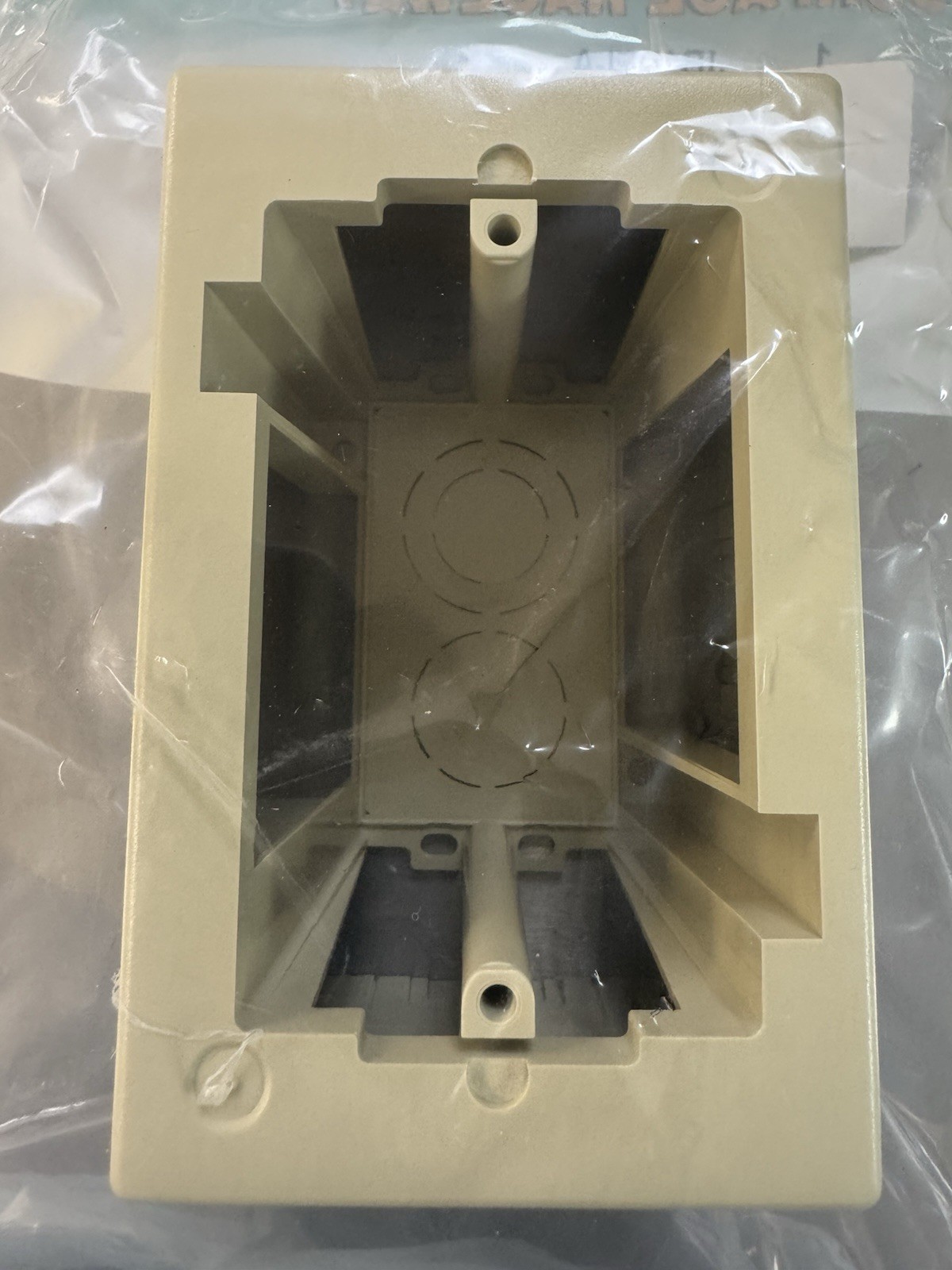 Panduit JB1DEI-A Low Voltage Junction Box Single Gang Deep Outlet Boxes Ivory