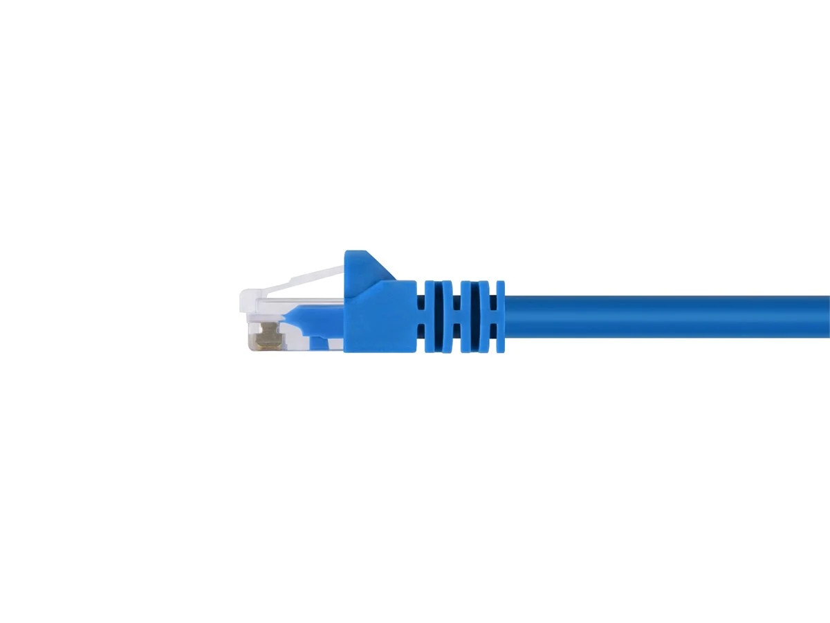 Cat6 Ethernet Patch Cable Network Internet Cord RJ45 Stranded UTP 24AWG 1ft Blue