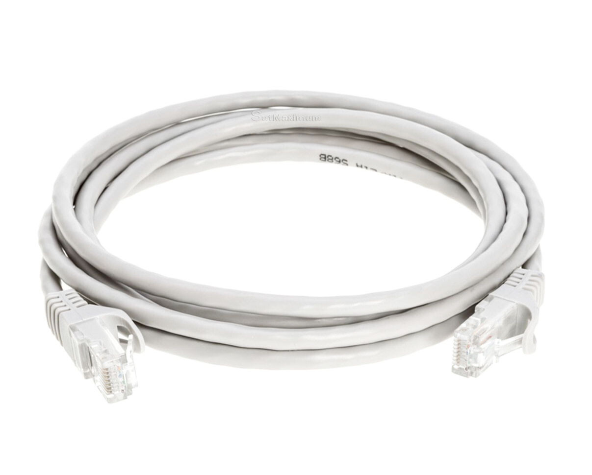 CAT5 White UTP Ethernet Patch Cord RJ-45 LAN Network Wire 1.5FT-20FT Multi Lot