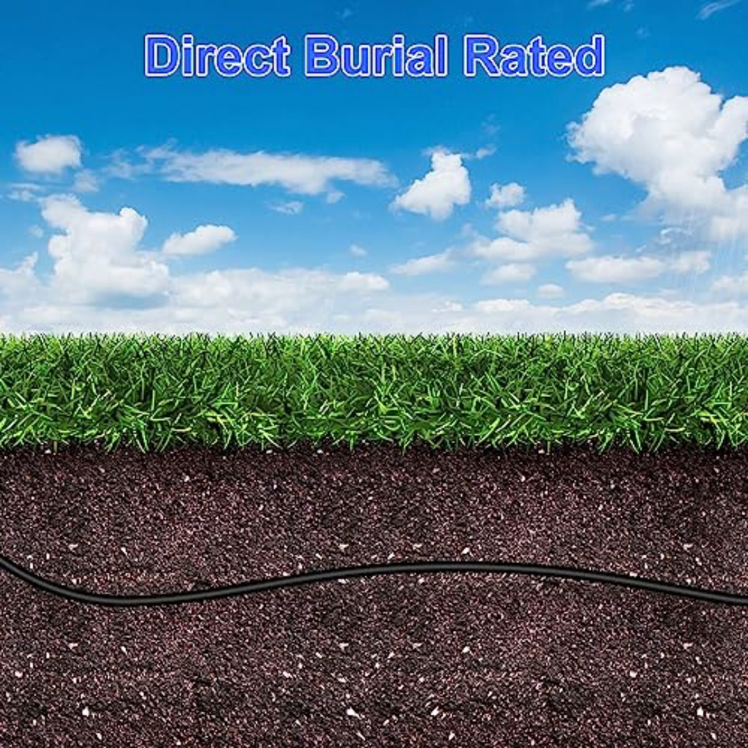 Cat6 Outdoor Ethernet Cable In-Ground Heavy Duty Direct Burial 24AWG CC…