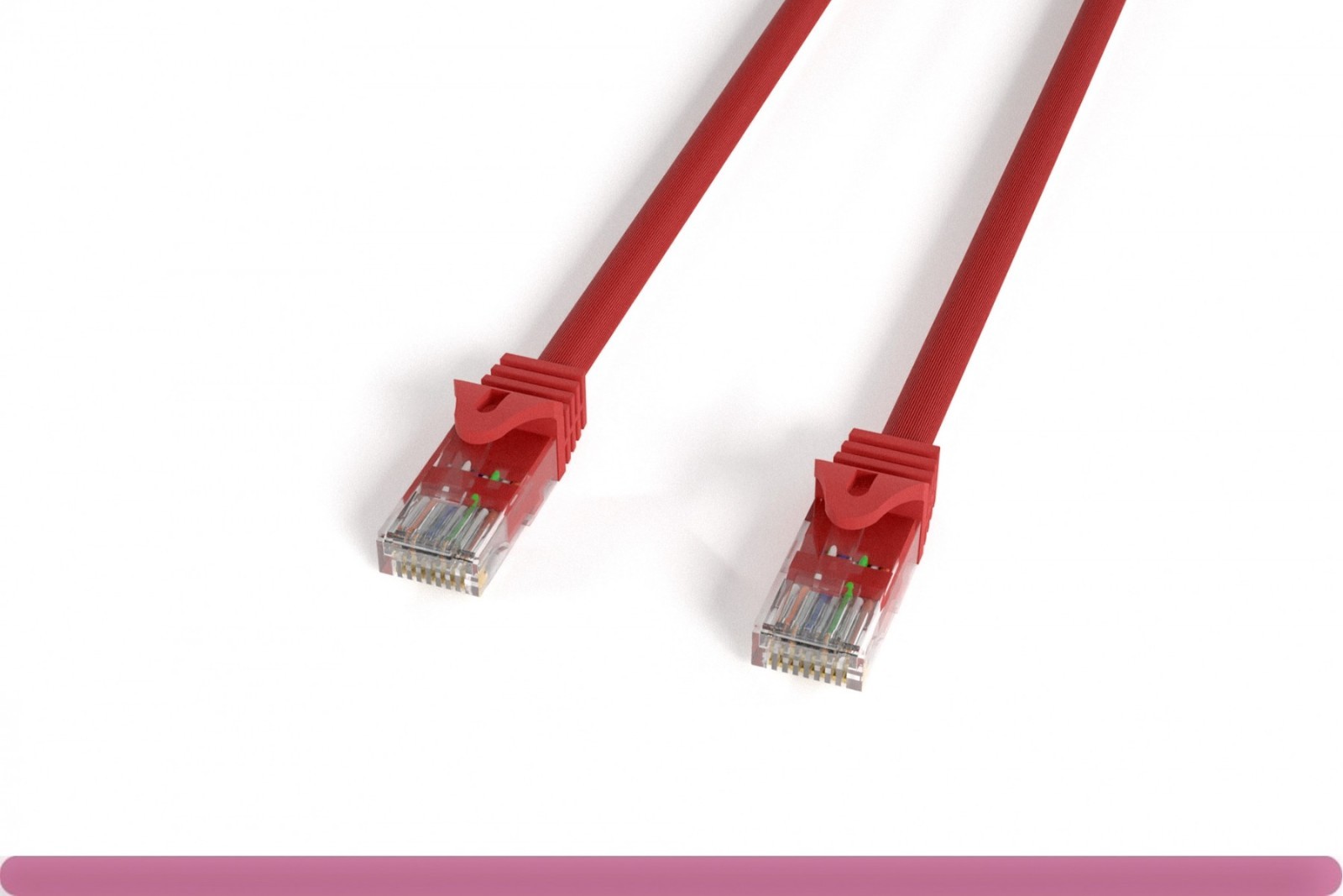 15ft Cat6a Red Color Cat 6a UTP 10Gb Patch Cable 10X6-6A515-UTP