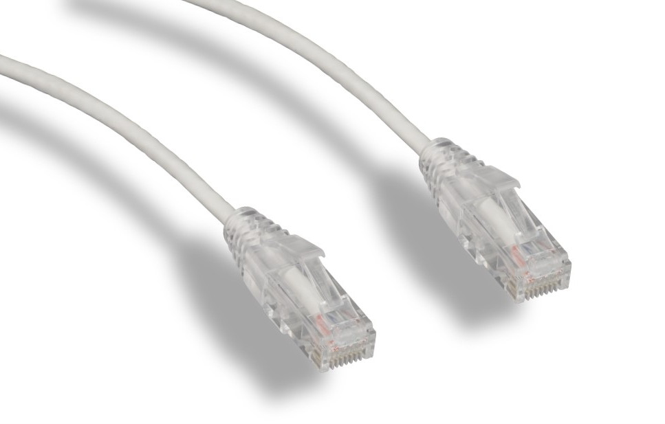 Slim Cat 6a 10G UTP Patch Cable 28 AWG 1ft 2ft 3ft 5ft 7ft 10ft lot size 1 & 5