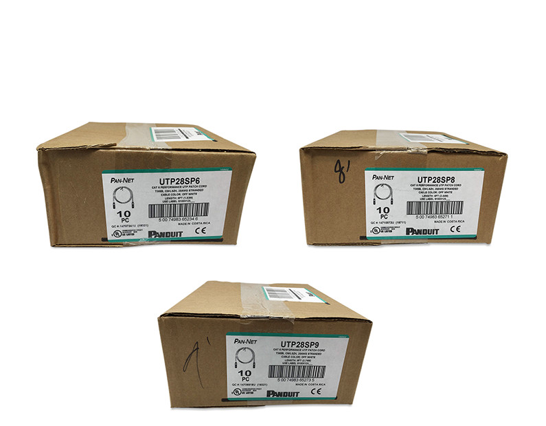 New 10-100 Lot Slim Panduit Cat6 6ft-9ft Network Patch Cable / Cord RJ45 UTP LAN