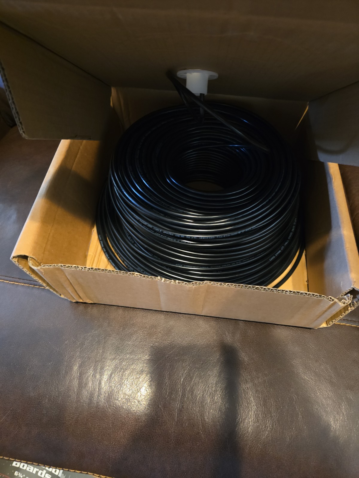 CAT6 Lan Cable 500ft Solid Cable 550 MHZ 24 AWG High Performance