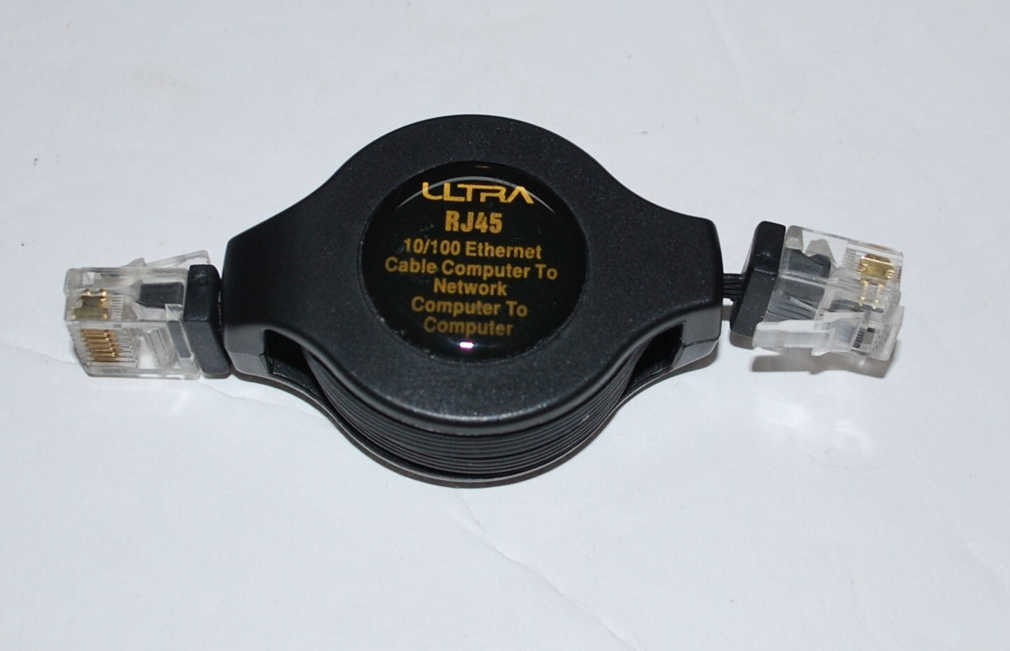 ULTRA RETRACTABLE CORD RETRACTABLE NETWORK RJ-45 CABLE 50 INCH 10/100 ETHERNET