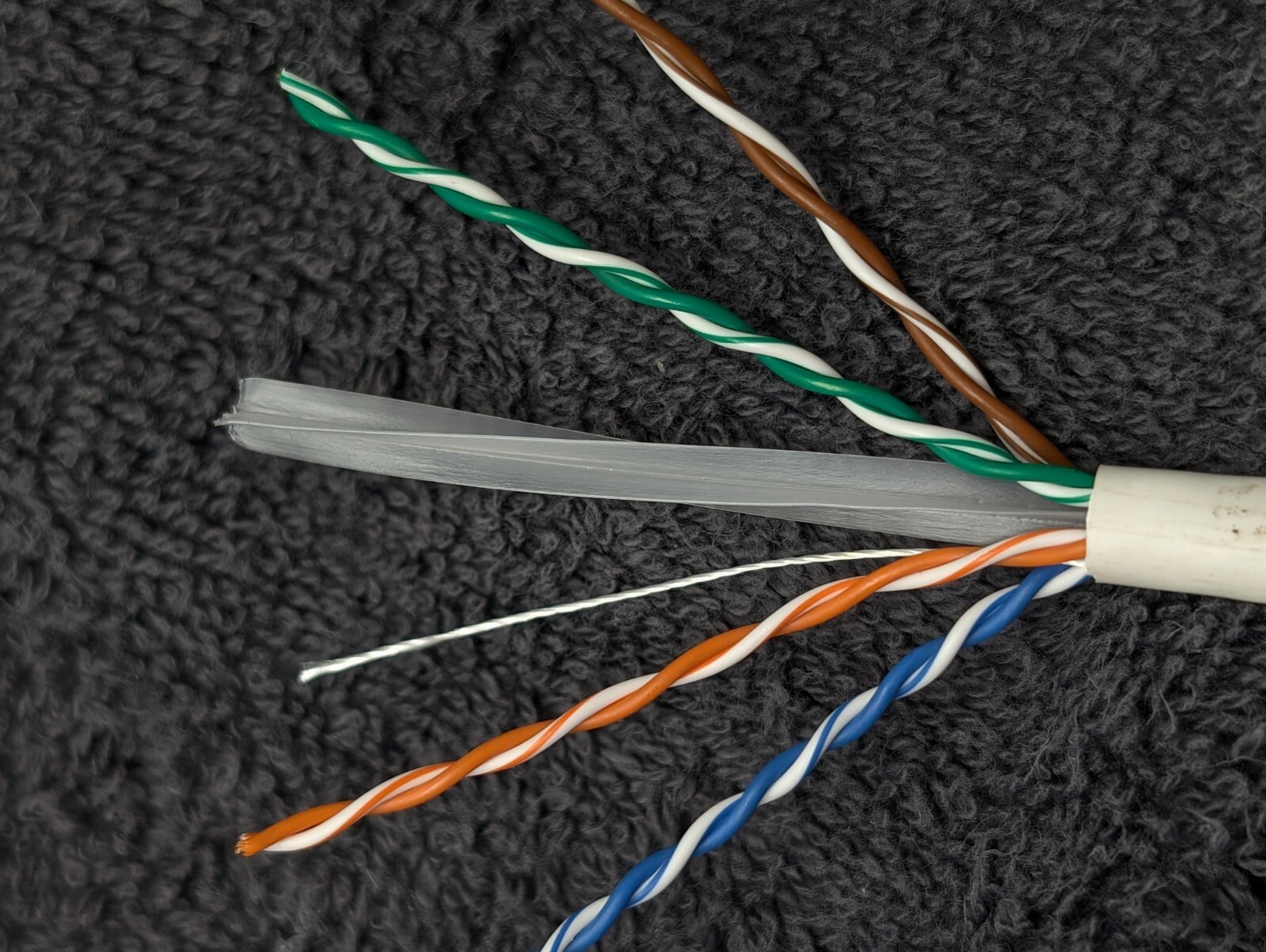 Amphenol Cat 6A UTP 100ft Solid Copper Ethernet Cable 4x 23AWG Pro Quality CMX