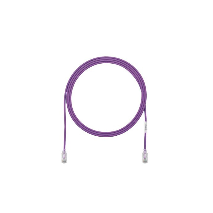 7ft Panduit UTP28SP7VL 28 AWG Cat 6 UTP Patch Cord Violet (Box of 10)