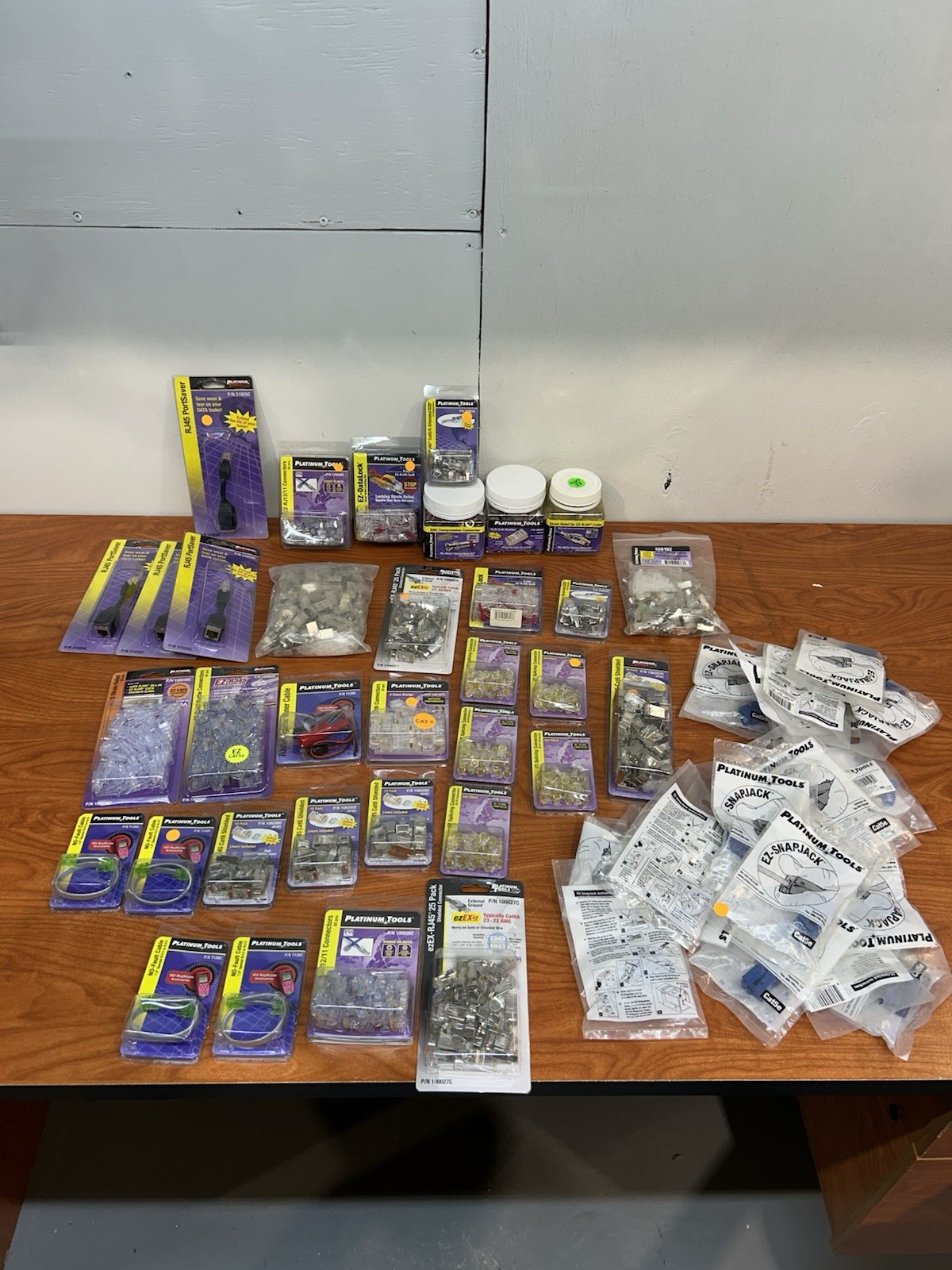 Platinum Tools, Bulk Lot Of Connectors And Other Items. All New In Packages JD